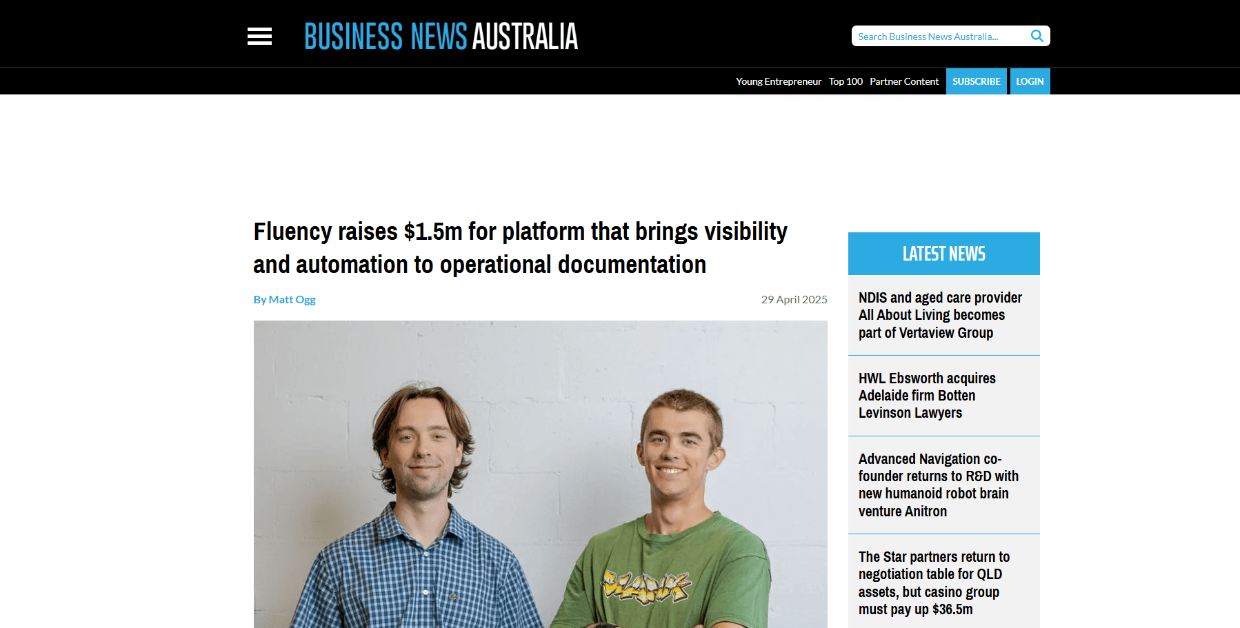Fluency raises $1.5m for platform that brings visibility and automation to operational documentation